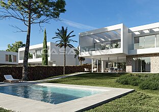 New project: Luxury villa with partial sea view