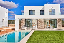 Modern villa with pool near the beach