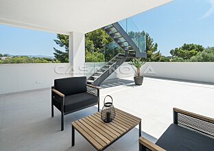 Ref. 2503470 | Luxus Neubau Villa mit Dachterrasse und Meerblick