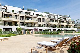 Modern garden appartment in popular new development