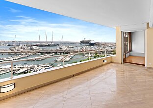 Ref. 1403507 | Modernised sea view penthouse directly at the marina