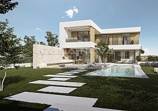 Premium Neubau Villa Mallorca in 2. Meereslinie