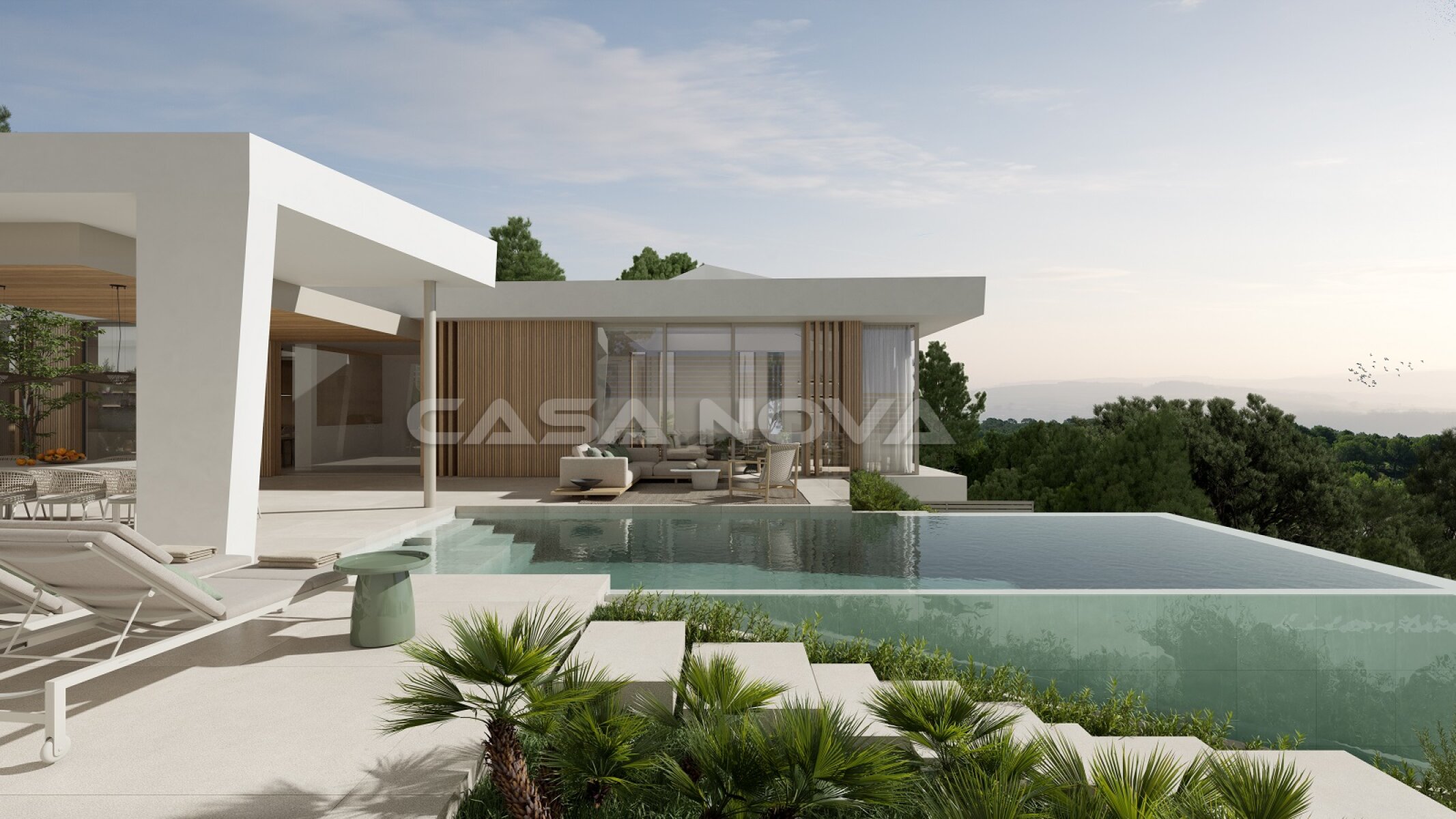New development: Villa with panoramic sea views