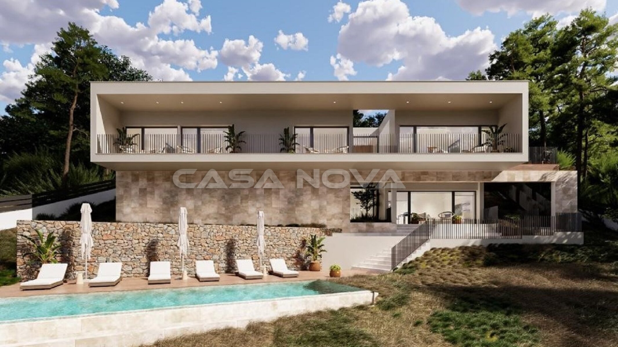 Luxurious new-build villa with stunning views