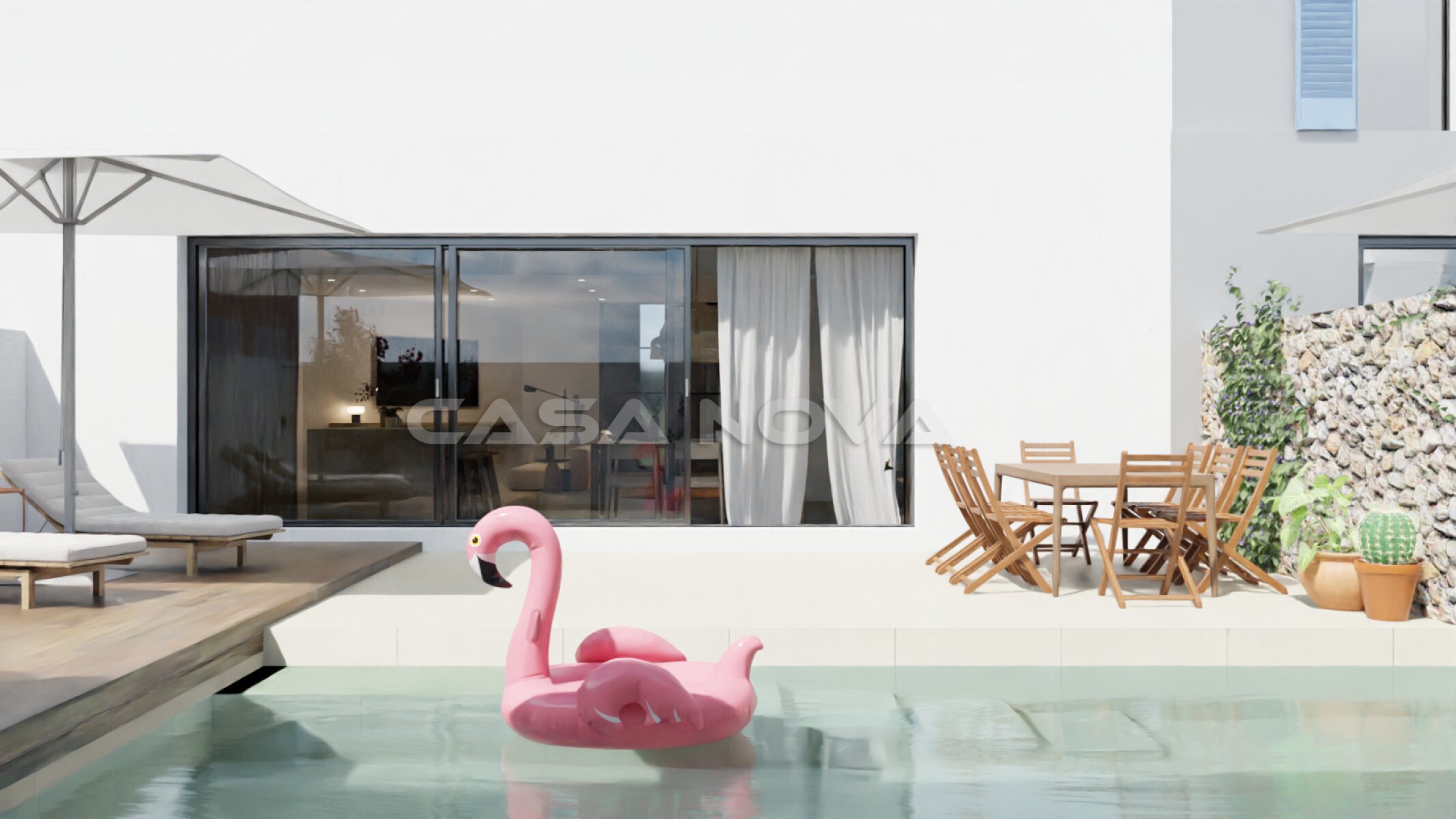 Modern newly-built house in Portixol
