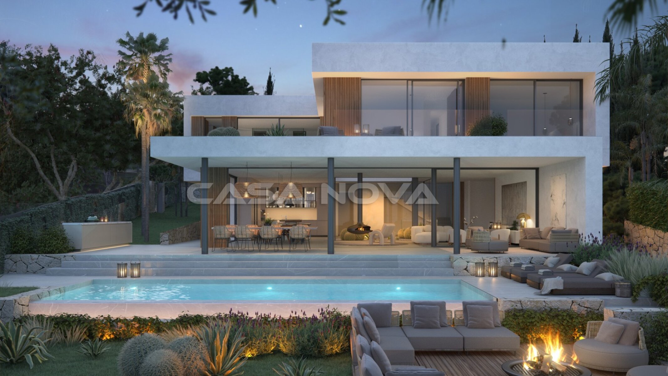 Tolles  Projekt mit Baugenehmigung fr eine Luxusvilla in Santa Ponsa