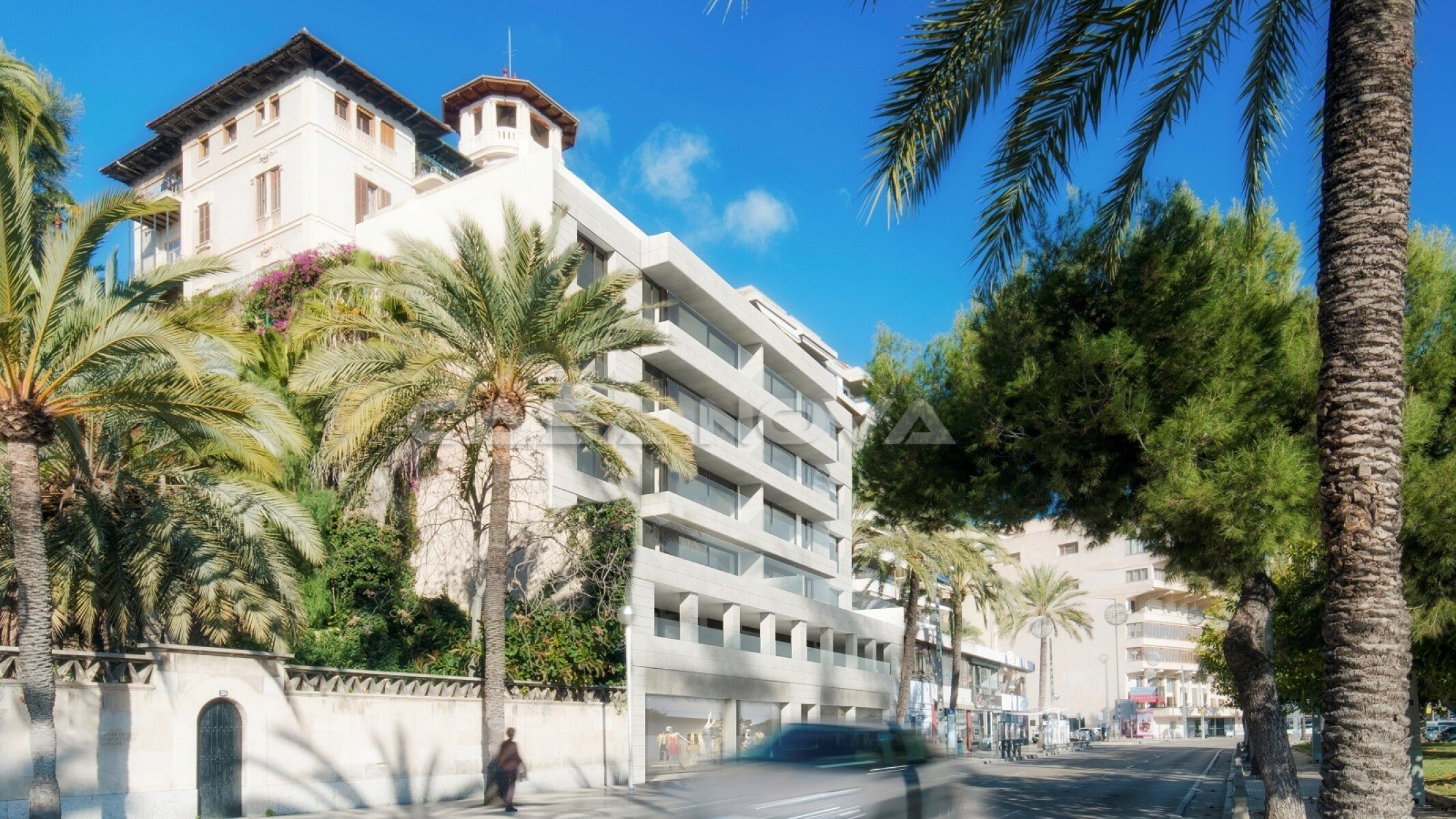 Top modern new building apartment directly at the harbour