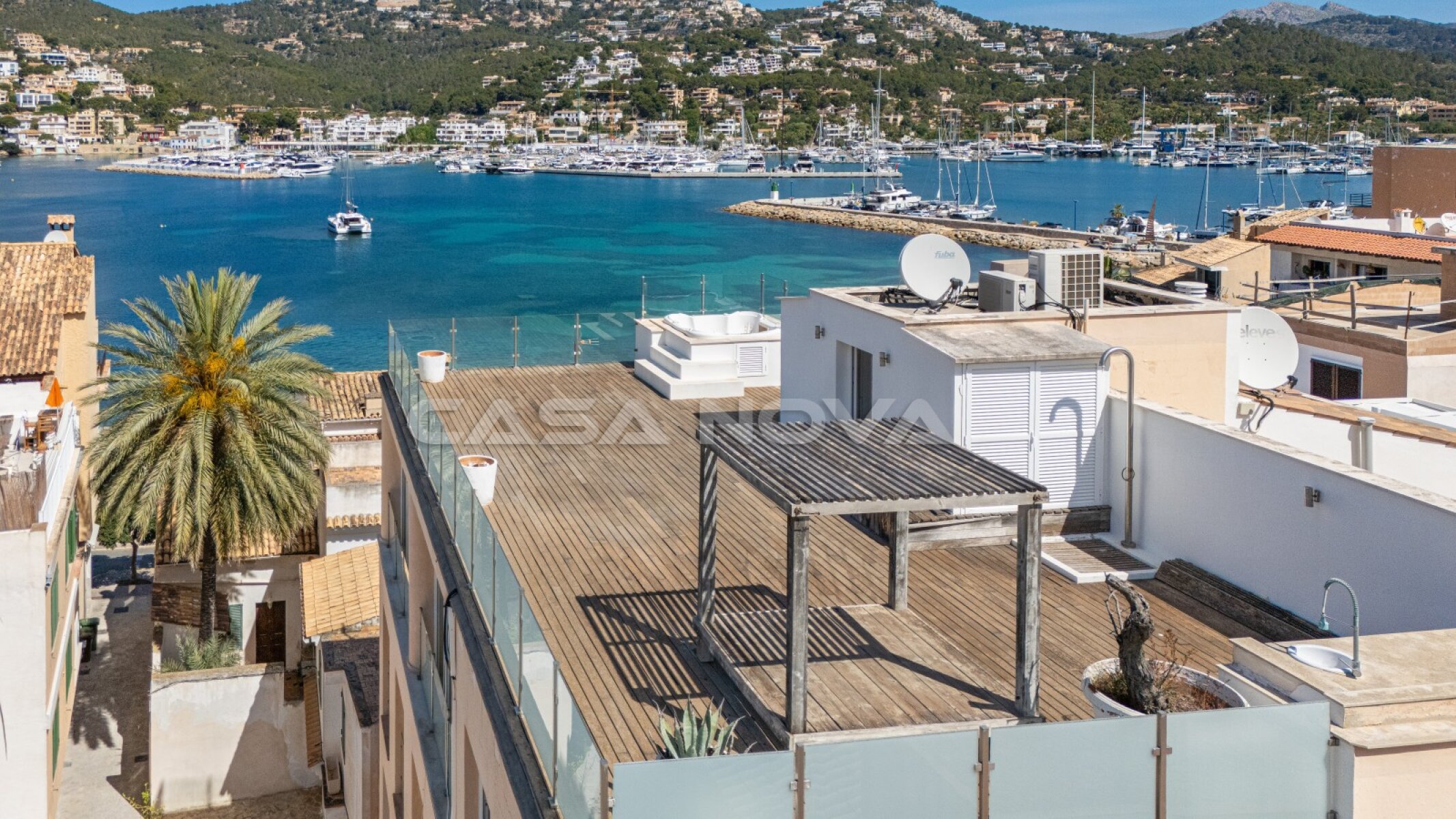 Unique penthouse in Port Andratx with breathtaking views of the harbor and the sea