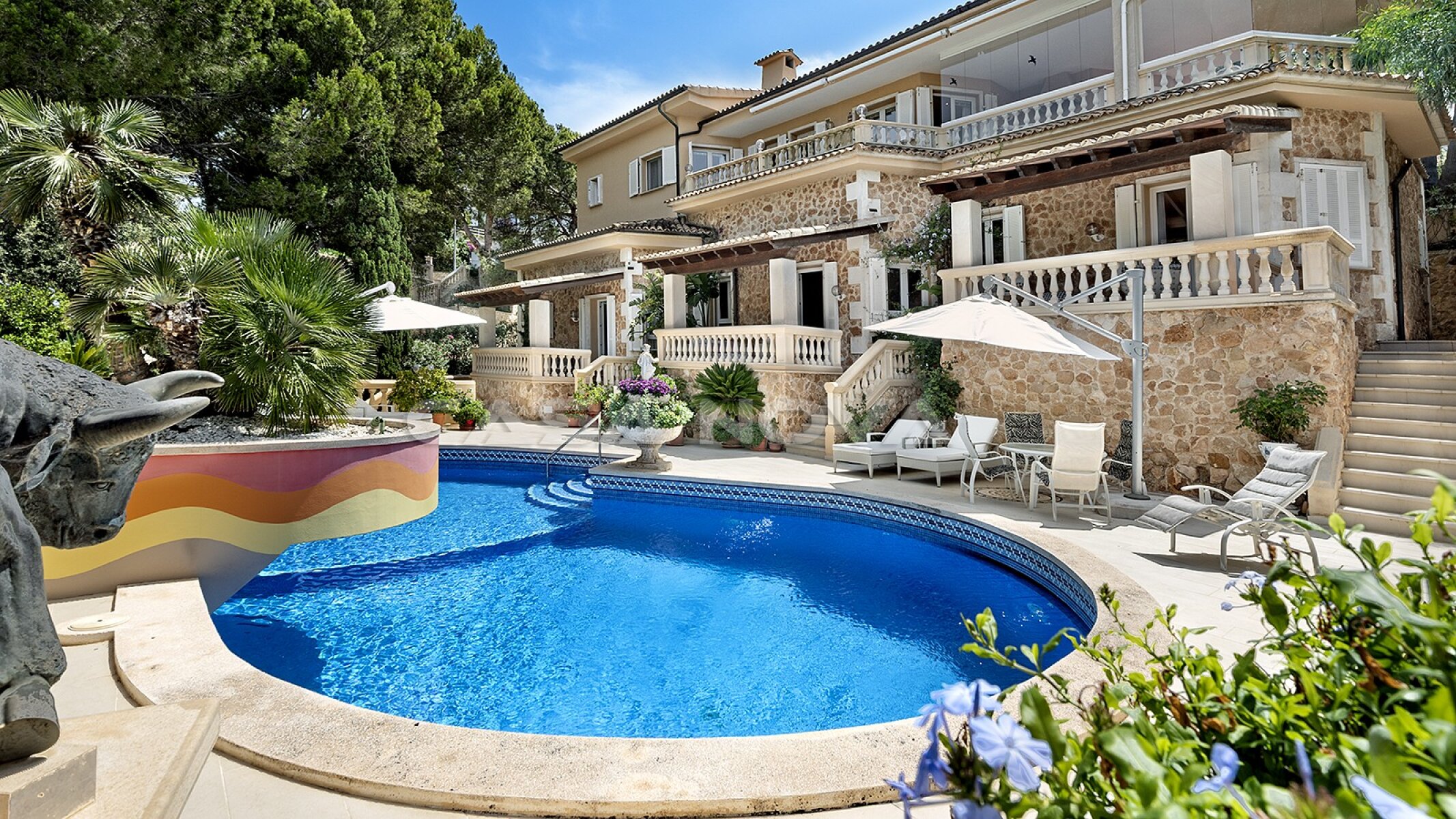 Charmante Villa mit Meerblick in Costa de la Calma 