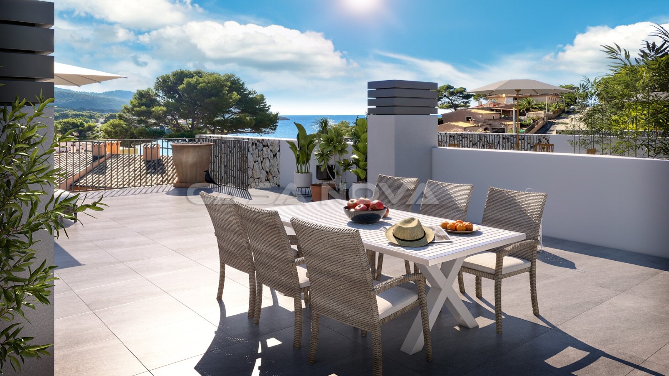 Exclusive penthouse in Sant Elm with panoramic sea views
