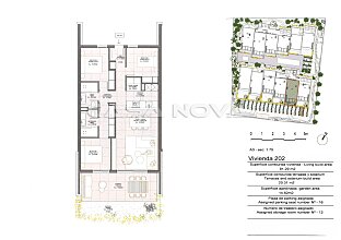 Ref. 1303764 | Moderne Erdgeschosswohnung mit Terrasse und Garten