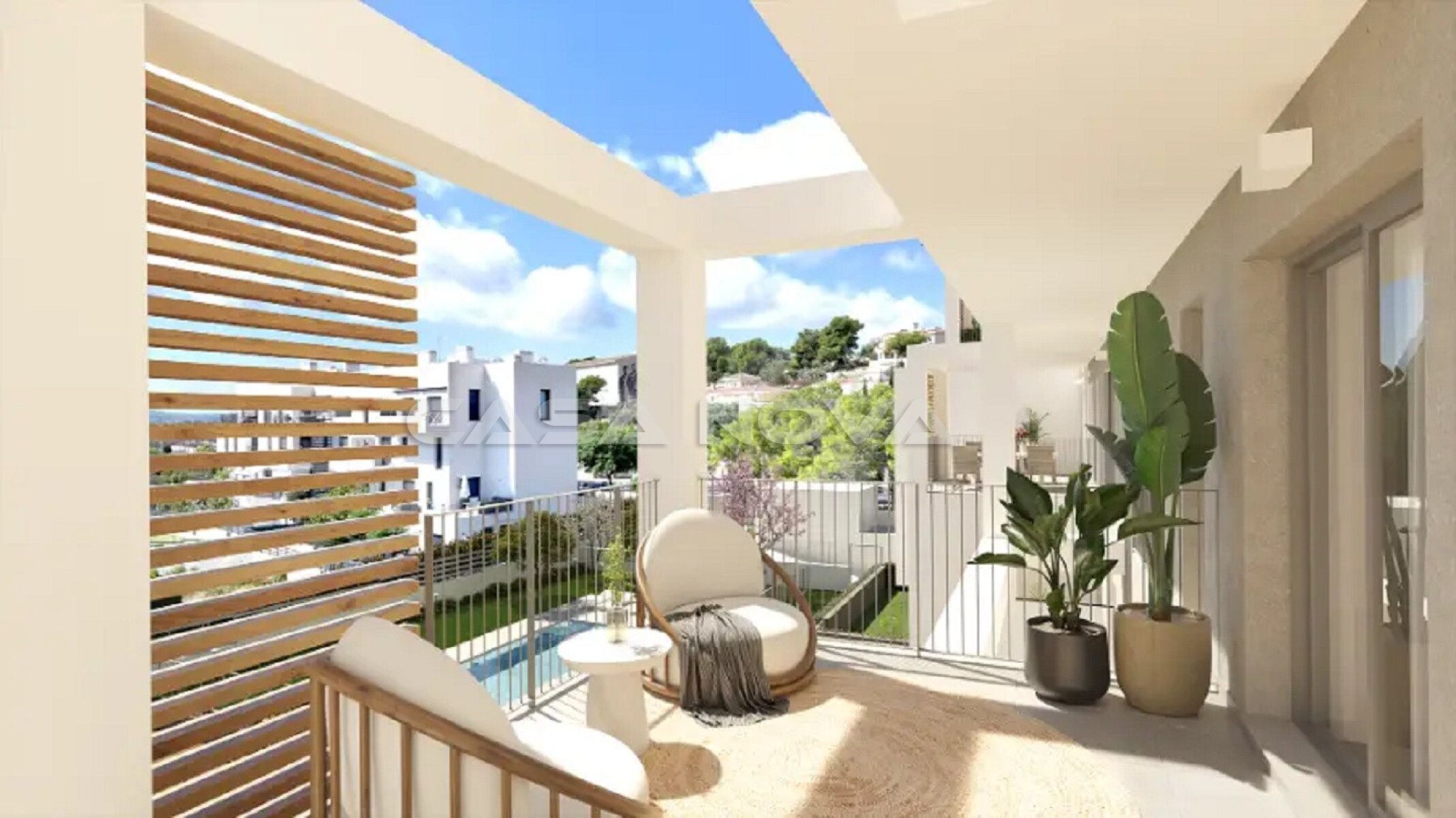 New build: Modern penthouse in a central location