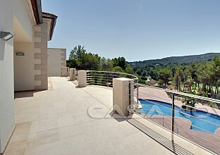 Ref. 268632 | Spectacular panoramic view over the golf course of Son Vida